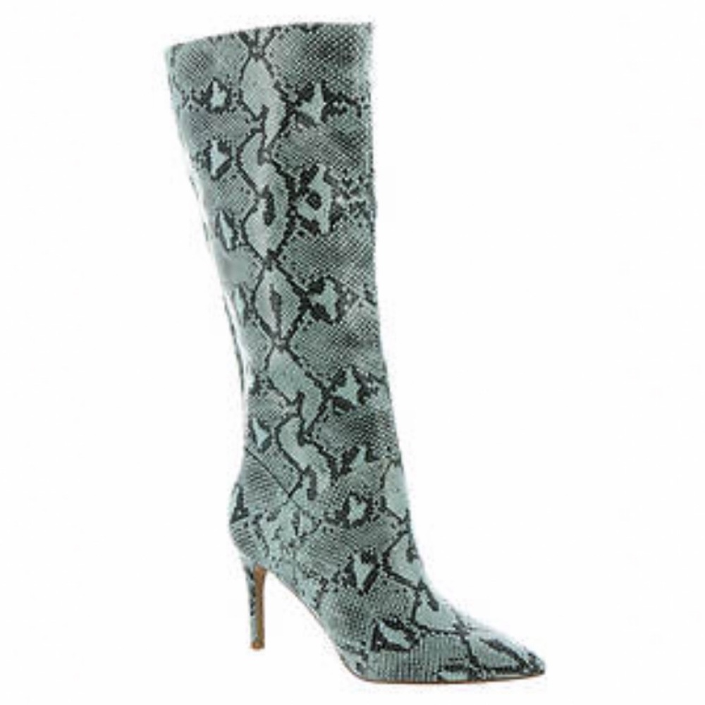 Steve Madden Kinga Embossed Knee High Boots Size7M